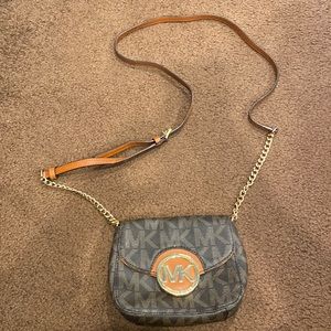 Authentic Michael Kors Brown Crossbody